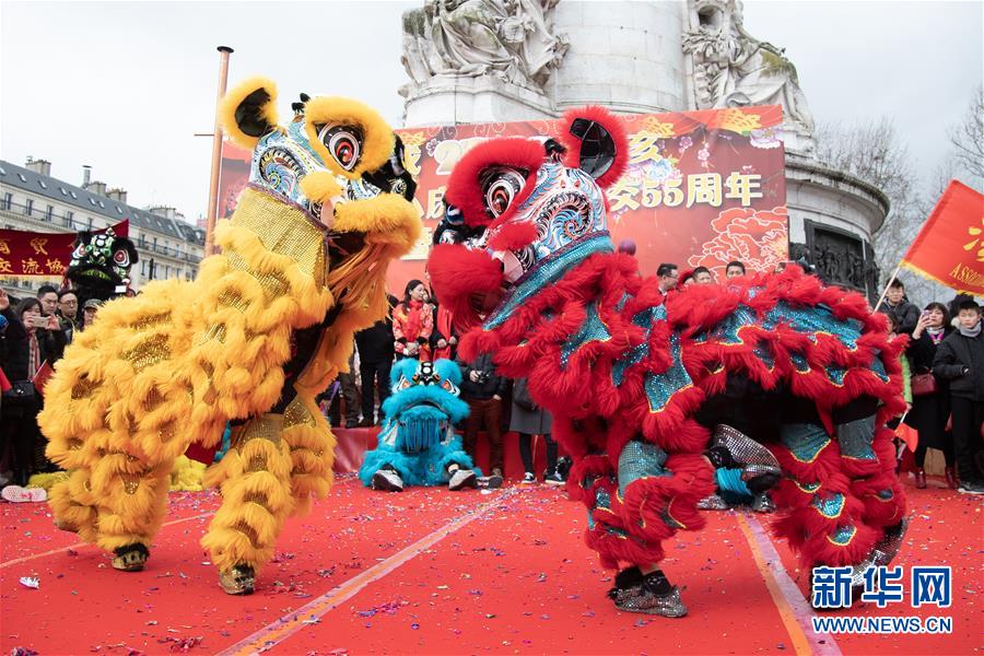 （国际）（1）巴黎举行活动庆祝中国农历新年
