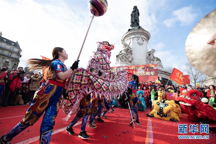 （国际）（3）巴黎举行活动庆祝中国农历新年