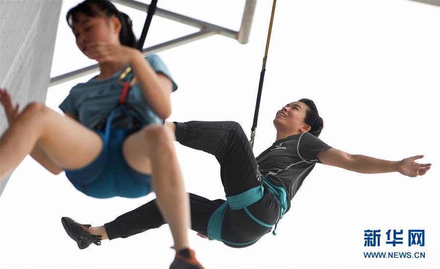 （体育）（3）攀岩——2018中国攀岩联赛（兰州站）开赛