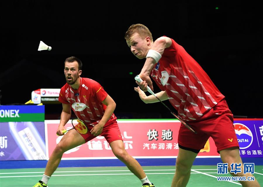 （体育）（17）羽毛球——苏迪曼杯四分之一决赛：中国战胜丹麦