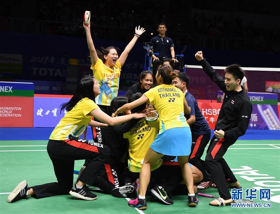（体育）（1）羽毛球——苏迪曼杯四分之一决赛：泰国胜韩国