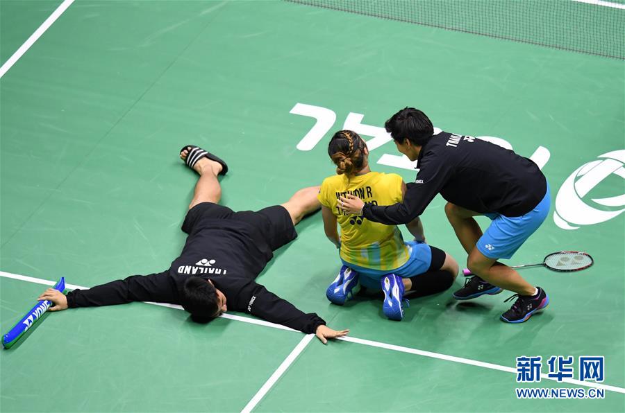 （新华视界）（5）羽毛球——苏迪曼杯四分之一决赛：泰国胜韩国