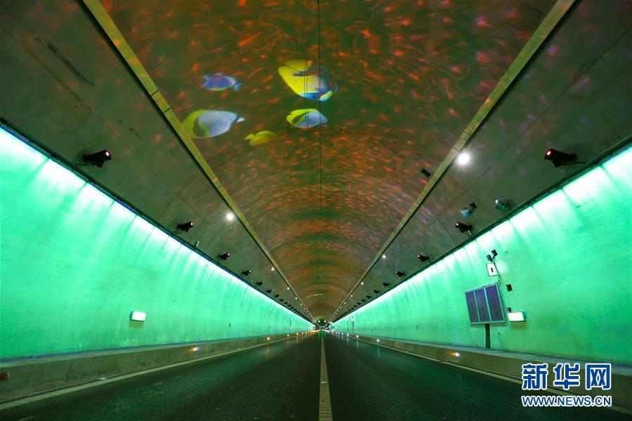 #（新华视界）（3）高速隧道呈现“海底世界”