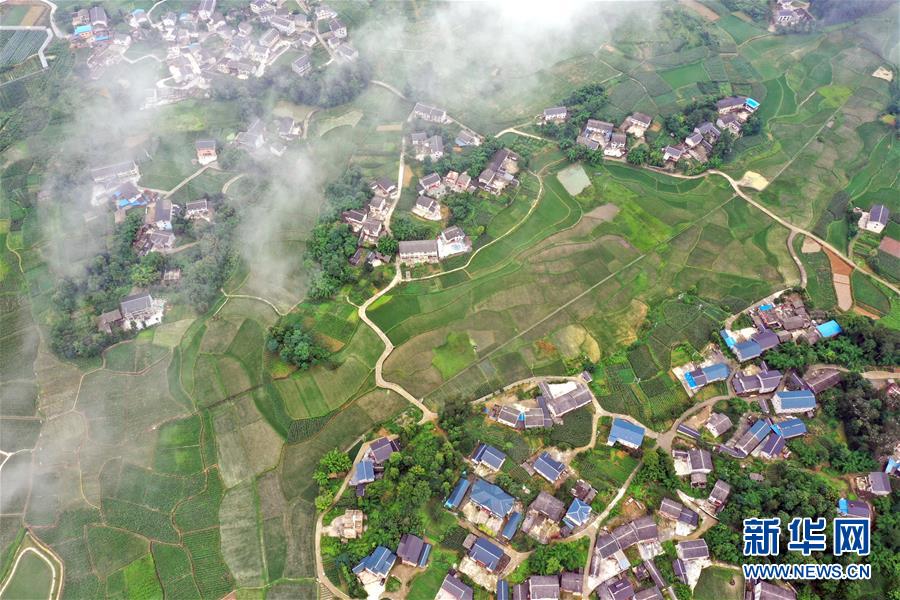 （环境）（2）贵州绥阳：俯瞰柔美乡村景致