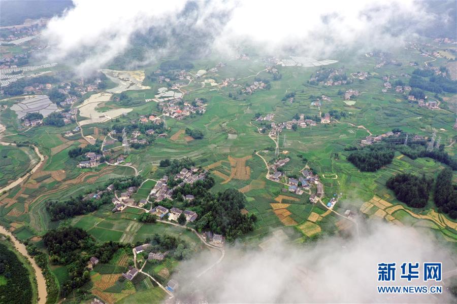 （环境）（3）贵州绥阳：俯瞰柔美乡村景致