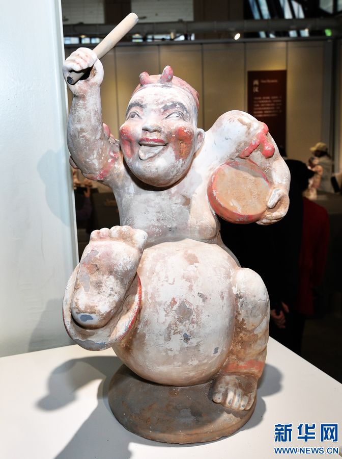 中国古代音乐舞蹈陶俑复制作品巡展”亮相郑州-新华网