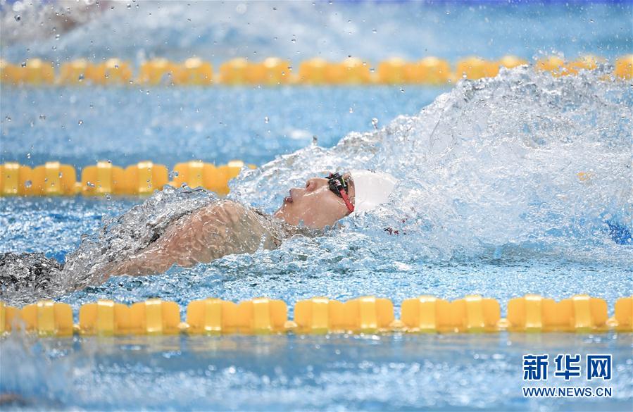 游泳—女子100米仰泳:陈洁夺冠