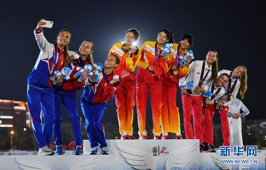 现代五项——中国队夺得女子团体冠军