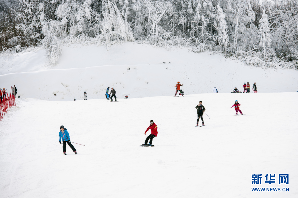 湖北高山滑雪锦标赛在巴东举行