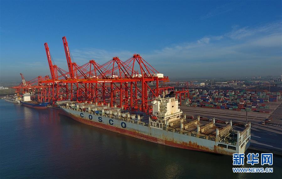 （经济）（1）河北港口前7个月集装箱吞吐量同比增长11.4%
