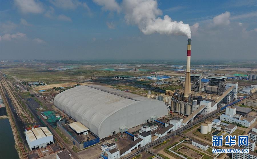 （经济）（2）河北唐山：储煤40万吨级大跨度桁架索膜结构封闭煤棚主体竣工
