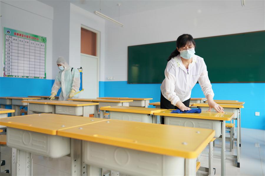 （教育）（2）河北內丘：清潔校園迎開學