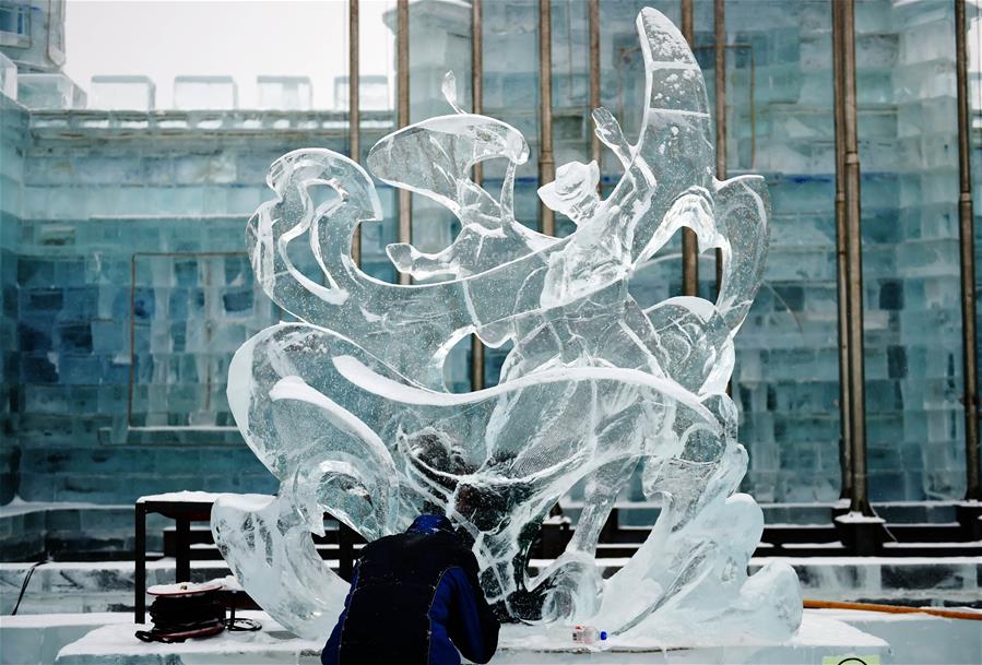 （文化）（3）第32届中国哈尔滨国际冰雕比赛落幕