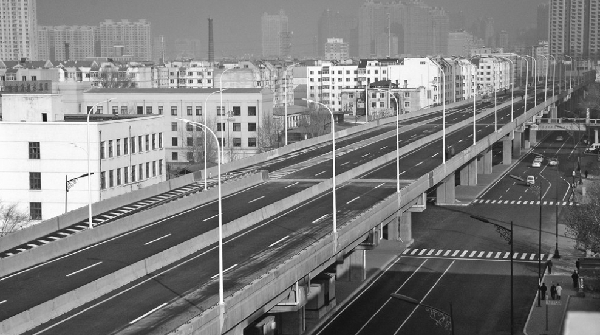 哈尔滨城乡路高架桥今日通车