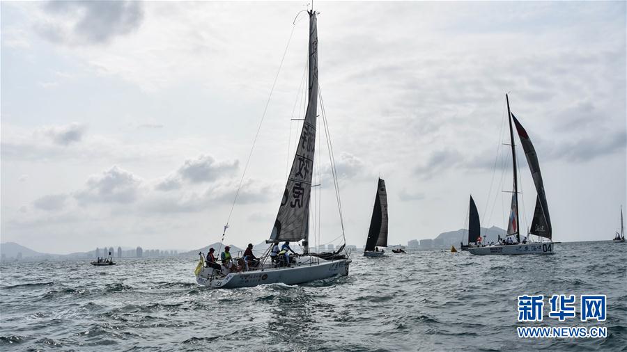 （体育）（5）帆船——2018环海南岛国际大帆船赛开幕