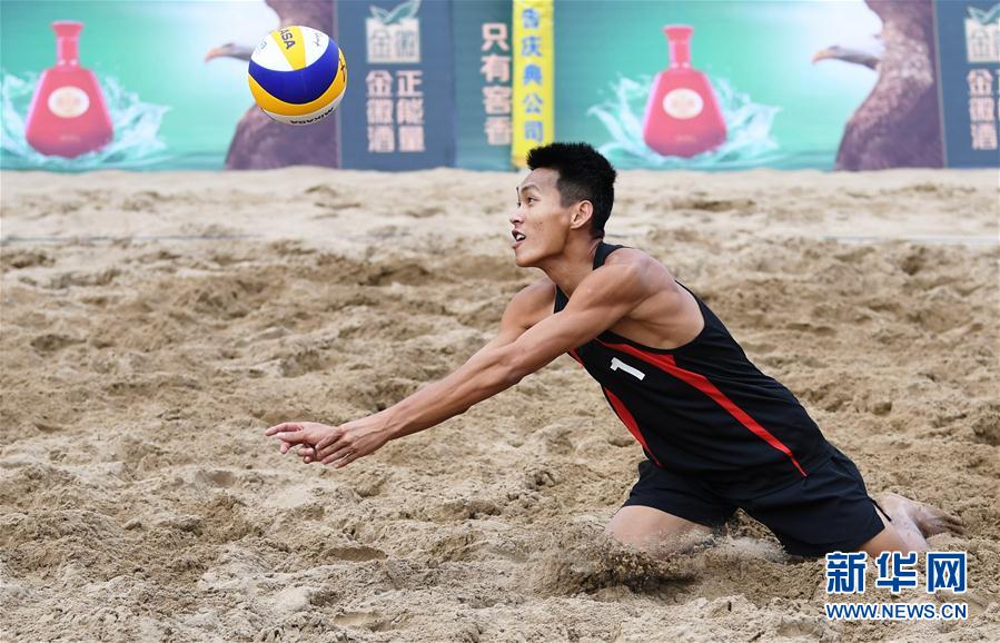 （体育）（5）沙滩排球——全国巡回赛（敦煌站）开赛