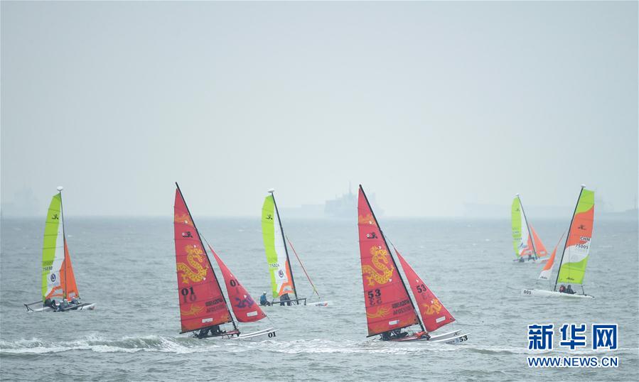 （体育）（1）帆船——中国家庭帆船赛总决赛海口开赛