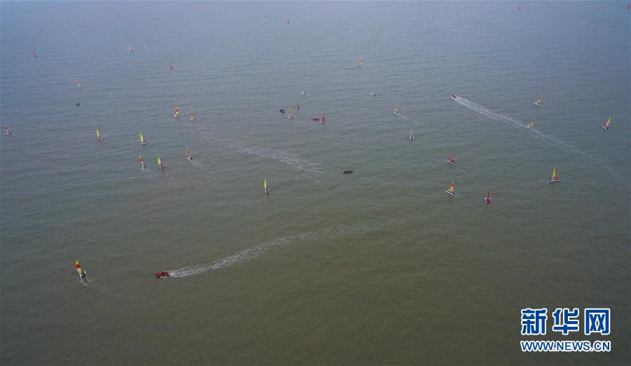 （体育）（2）帆船——中国家庭帆船赛总决赛海口开赛