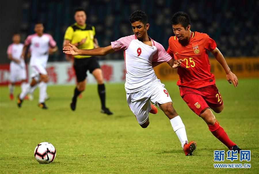 （体育）（6）足球——2019海口国际青年锦标赛：中国U15不敌伊朗U15
