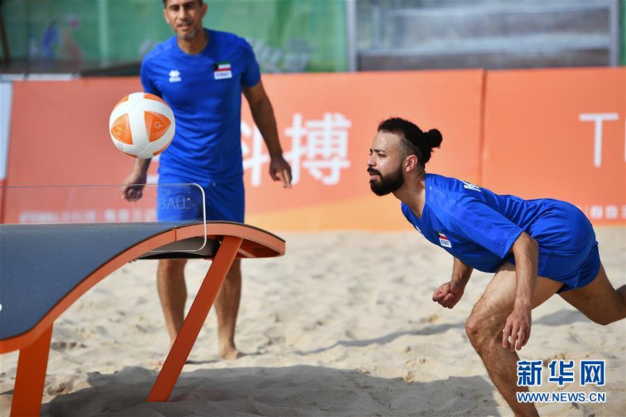 （體育）（3）沙灘臺科搏錦標賽在三亞舉行