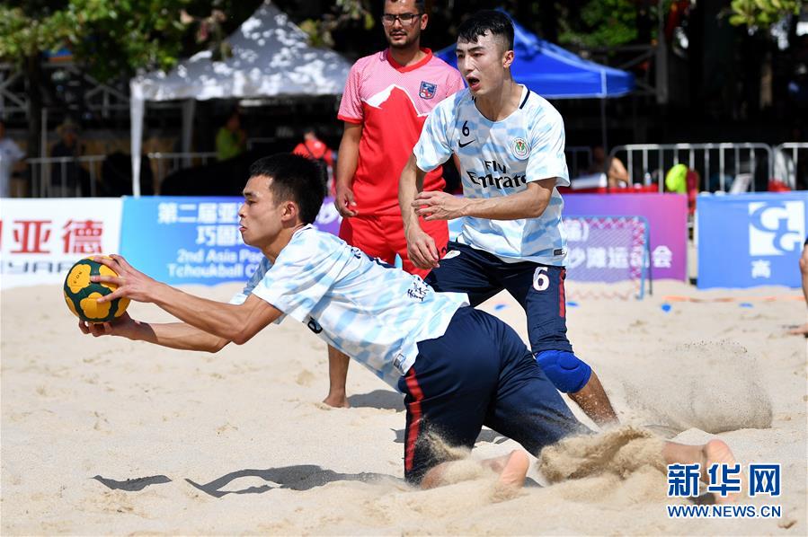 （体育）（1）第二届沙滩巧固球锦标赛在三亚举行