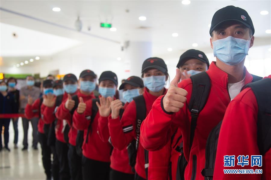 （聚焦疫情防控）（5）海南省第五批支援湖北醫療隊出發