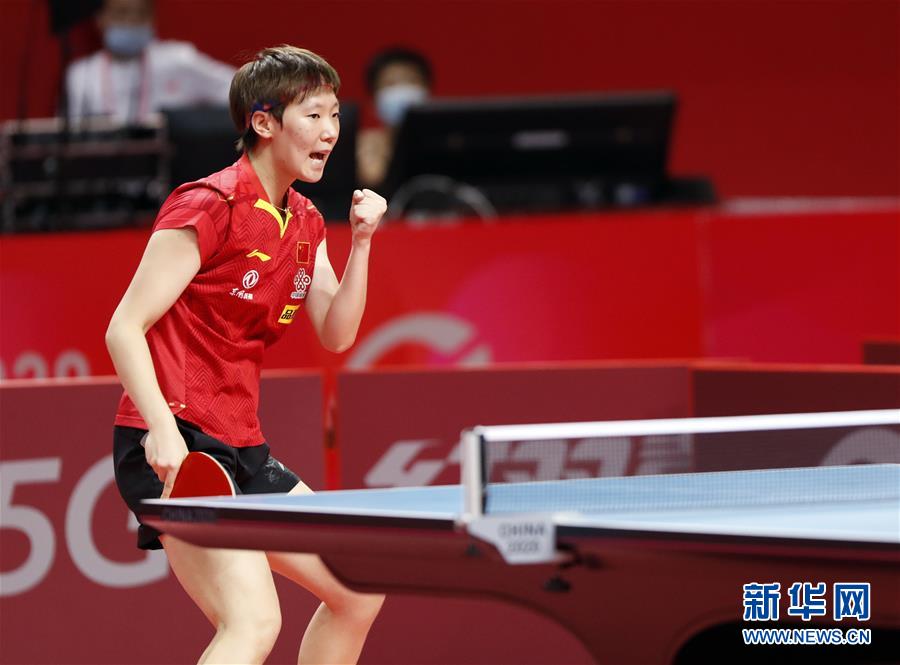 （体育）（7）乒乓球——奥运模拟赛：女子一团获女团冠军