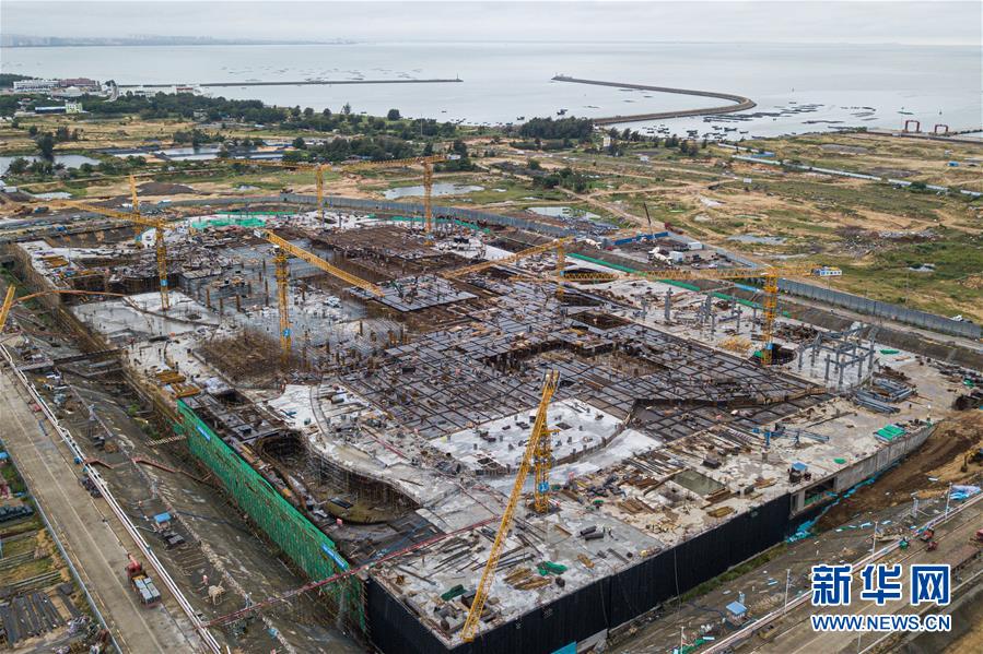 （新华视界）（4）海口国际免税城项目施工忙