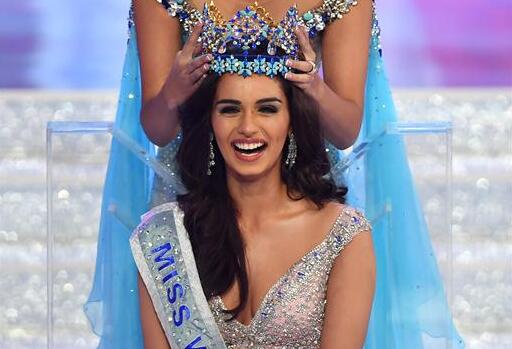 印度小姐马努希·奇希拉获世界小姐桂冠