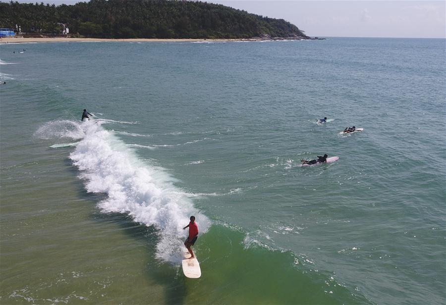 二青会——二青会冲浪比赛在海南举行