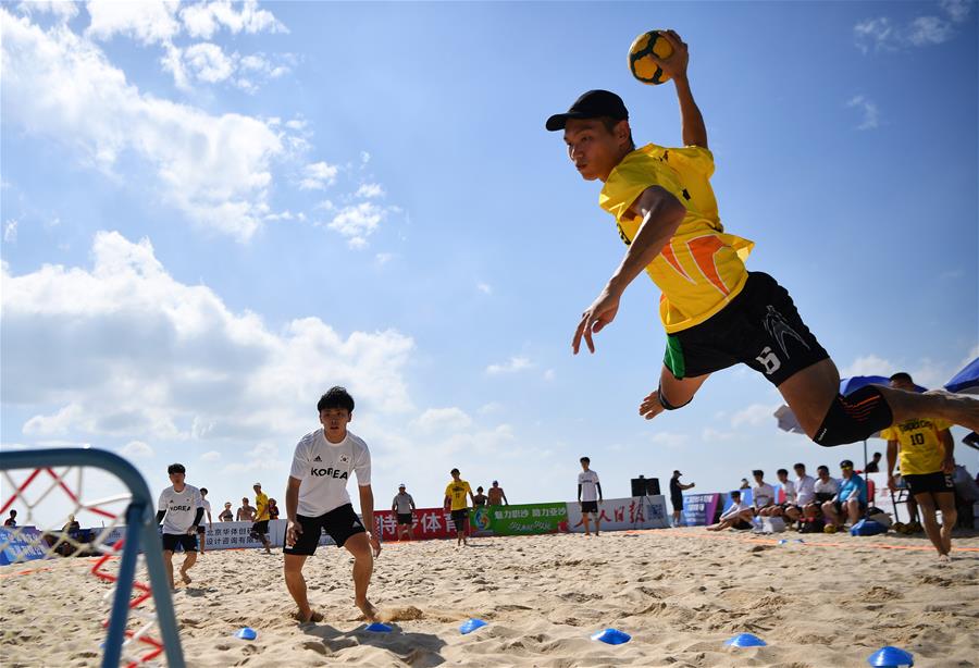 第二屆沙灘巧固球錦標賽在三亞舉行