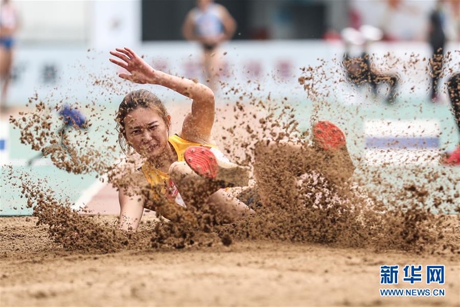 （体育）（3）田径——2019全国锦标赛：福建选手许婷夺得女子三级跳远冠军
