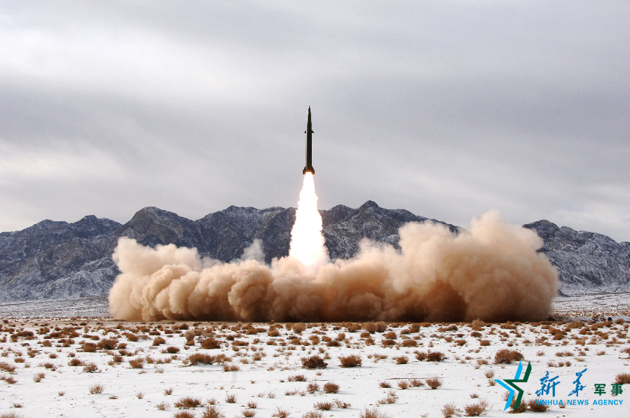 去年以来,火箭军在"天剑"系列演习中先后进行数十场实弹发射,战役演习