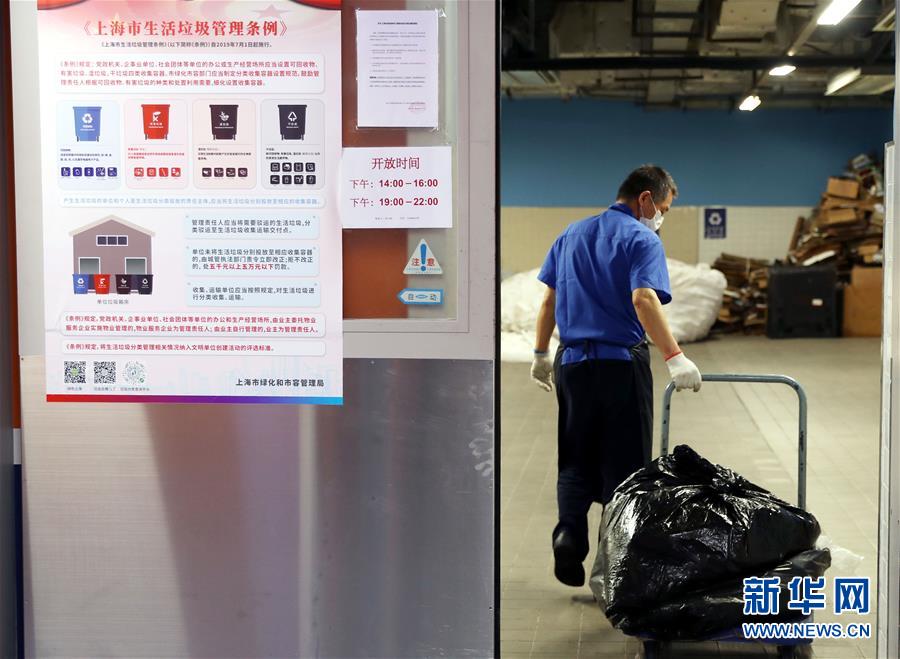 （社会）（2）上海环球金融中心实施垃圾分类管理