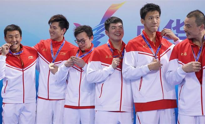 全运会水球——上海男队夺冠