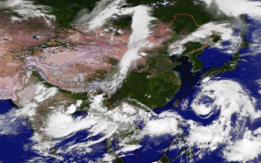 台风“安比”临近，不排除从申城登陆可能