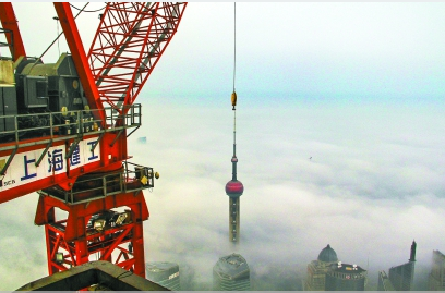 塔吊室里，云端见证上海不断“成长”