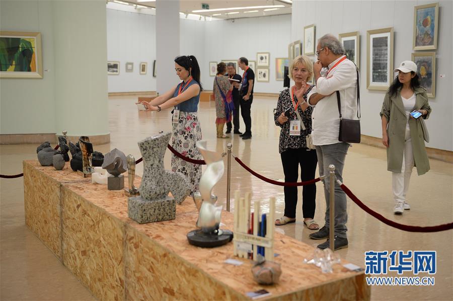 （文化）（1）第四届今日丝绸之路国际美术邀请展西安开幕