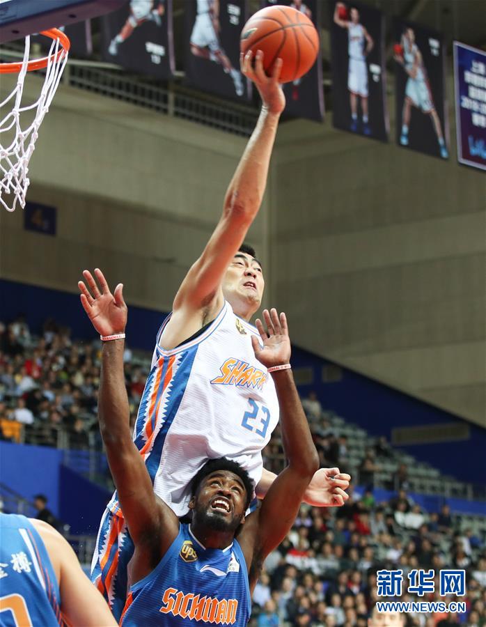 （体育）（4）篮球——CBA：上海哔哩哔哩胜四川五粮金樽