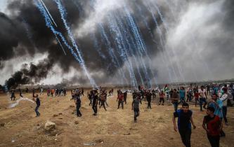 巴以衝突致千余名巴勒斯坦人受傷