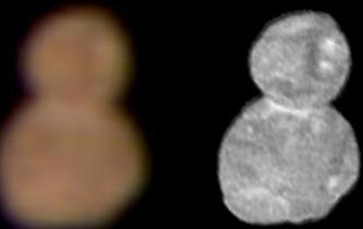 NASA公布“天涯海角”首批照片 状似“雪人”
