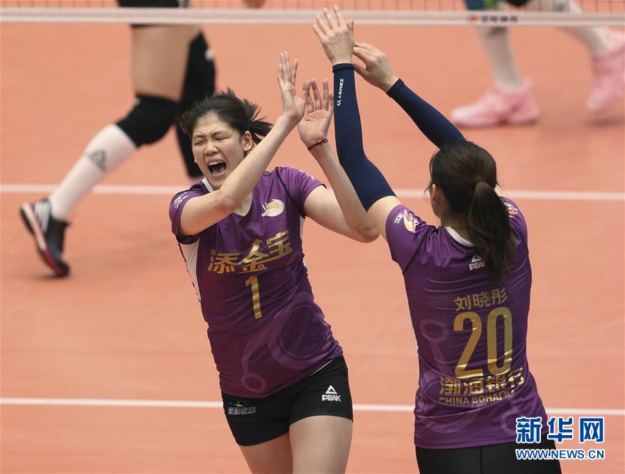 （体育）（3）排球——女排联赛决赛第二回合：天津不敌上海