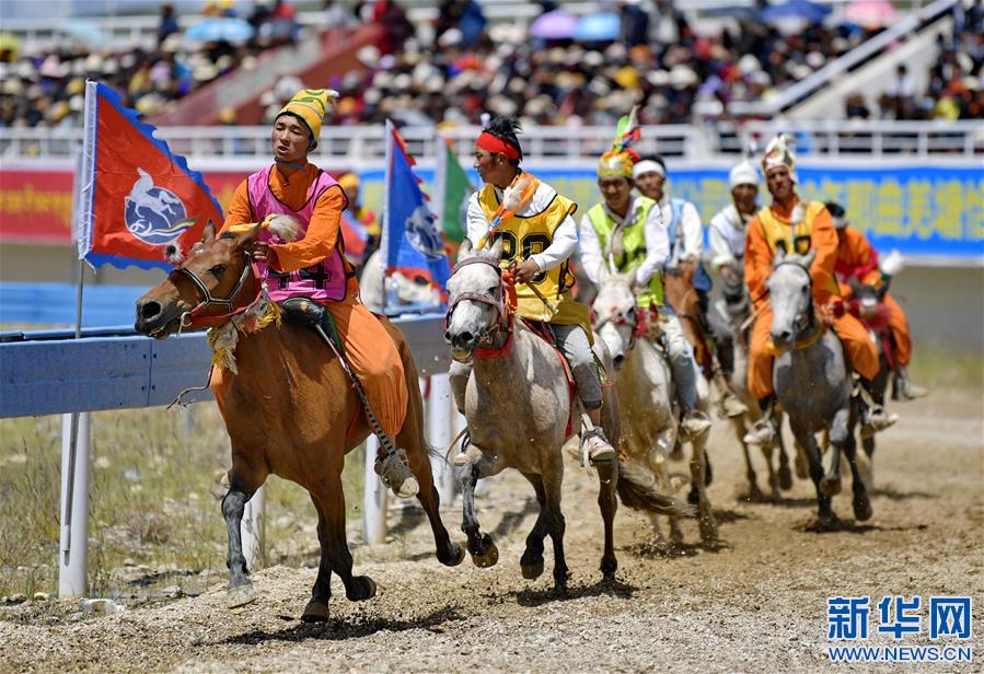 （體育）（2）藏北高原上演走馬賽
